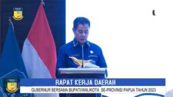 Rakerda Gubernur dan Bupati/Walikota 2023 di Biak Lanjut Bahas 6 Isu Strategis 12 Plh Gubernur Pap RR