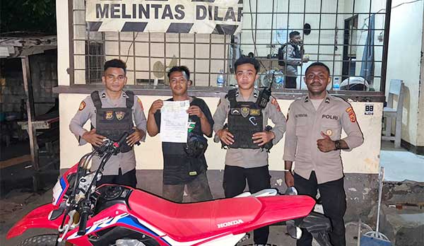 Polisi Pos Patmor Abe Balikin Motor Curian