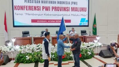 Alex Sariwating Terpilih Pimpin PWI Maluku 2023-2028