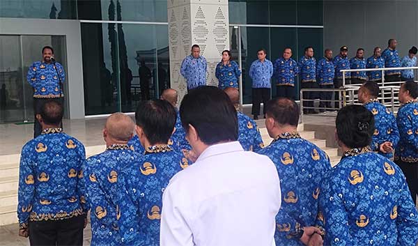 Gedung Baru Kantor Gubernur Papua Segera Ditempati OPD 2 Elpius Hugi Kantor Gubernur Papua Baru 1