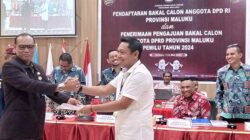 Bacaleg DPD RI Francois Orno Resmi Daftar ke KPU Maluku 15 Francois Klemen Orno Daftar KPU Mal