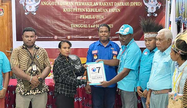 Gelora Indonesia Yapen Daftar KPU