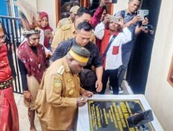 Bupati Edowai Resmikan Asrama Mahasiswa Deiyai di Makassar, Beri Pesan Ini