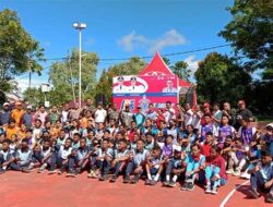 Waket dan Sekretaris DPRD Biak Hadiri Pembukaan Liga Pelajar Basketball Saireri