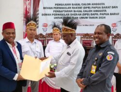 Resmi Daftar Balon Senator, “Songkok Merah” Berjuang Wakili Papua Barat ke Senayan