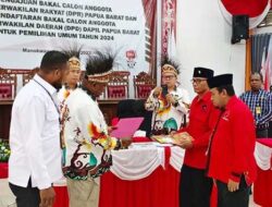 Partai Hanura dan PDIP Daftarkan Bacaleg Provinsi ke KPU PB