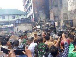 Penjabat-Forkopimda Kota Ambon Tinjau Lokasi Kebakaran di Jalan Pala