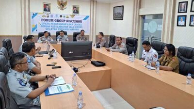 Jasa Raharja Maluku Rapat FLKK