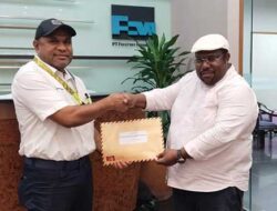 KONI Papua Resmi Serahkan Dokumen Kerjasama ke Freeport, Kenius Sampaikan Harapannya