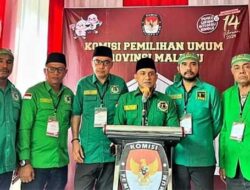 PPP Resmi Mendaftar di KPU Maluku, Optimis Raih 7 Kursi DPRD Provinsi