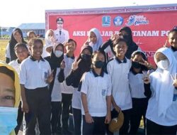SMPN 3 Biak Terlibat Aksi Tanam Ribuan Pohon Guna Penghijauan Kota