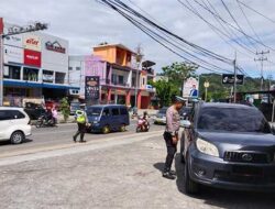 Gelar Peningkatan Disiplin Berlalulintas, 9 Kendaraan Ditilang