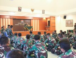 Pengarahan Perdana Danrem Kolonel Dedi Hardono: Saya Bangga Dengan Prajurit TNI Korem 172/PWY