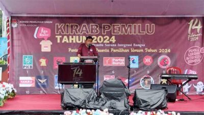 Kirab Pemilu 2024, Ini Harapan Penjabat  ke Seluruh Masyarakat di Kota Ambon