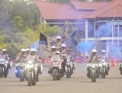 Ditlantas Polda Papua Barat Gelar Safety Riding Sambut Hari Bhayangkara ke-77