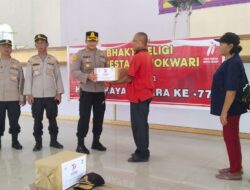 Polresta Manokwari Gelar Bhakti Religi Peringati HUT Bhayangkara ke-77