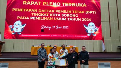 DPT Kota Sorong 205.507 Pemilih Untuk Pemilu 2024, KPU : Data Sudah Valid