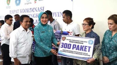 Gubernur dan Istri Kunker ke Kepulauan Aru, Ajak Perangi Stunting