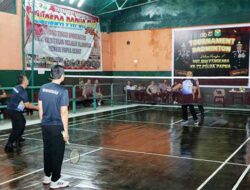 Wakapolda Papua Buka Turnamen Badminton Sambut HUT Bhayangkara ke 77