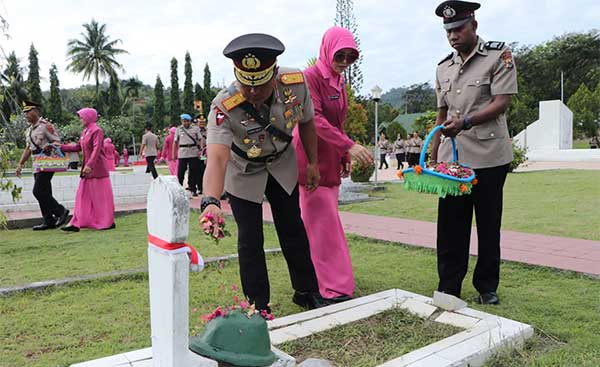 Wakapolda Pap Ziarah Hari Bhayangkara 77