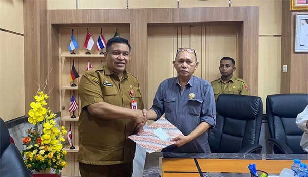 Evans Alfons Hibah Lahan Puskesmas BT Gajah