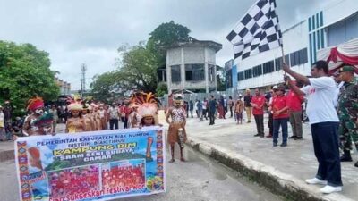 Parade Wor dan Gerak Jalan Wos Byak Meriahkan Festival BMW 2023