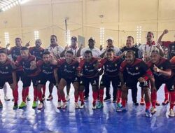 Tim Futsal Papua Menang Telak di Laga Perdana Pornas Korpri XVI