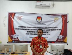 KPU Pegaf Terima 15 Dokumen Bacalon dari Partai Politik