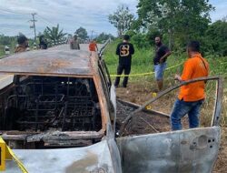 Polisi Tetapkan 2 Tersangka Pembakaran Mobil Bripka Nikson Tarage