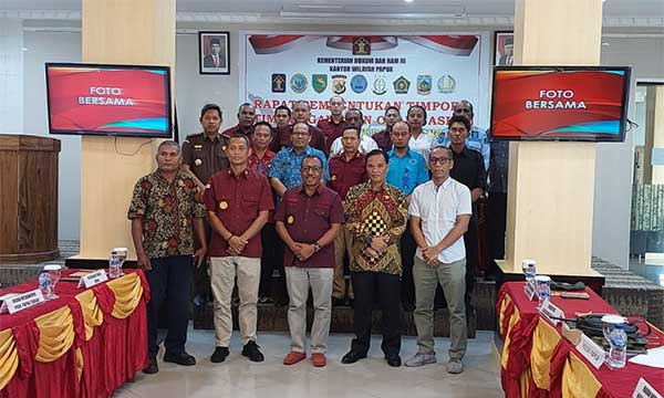 Imigrasi Biak Hadiri Rapat Tim Pora Nabier
