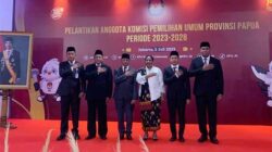 KPU Papua 2023 2028 Resmi Dilantik