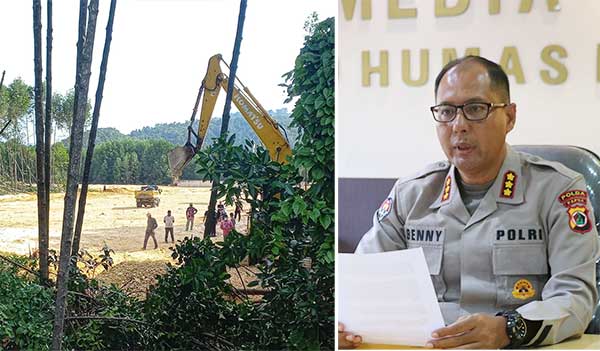 Kabid Humas Polda Pap Penimbunan Manrrove di Hamadi