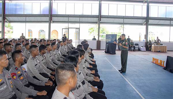 Pangdam PTM Pembekalan Bintara Tamtama Polri