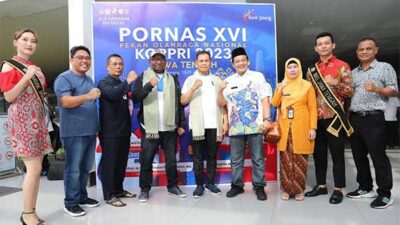 Plh Gubernur Papua Tiba di Semarang, Ingin Beri Suntikan Moral bagi Atlet