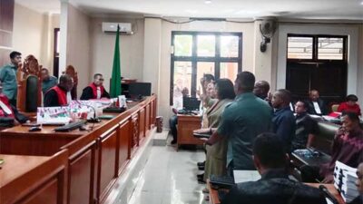 Sidang Lanjutan Kasus Rettob Hadirkan 13 Saksi Termasuk Pelapor