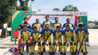 Tim Hoki Indorr Putra Papua Lolos PON Aceh Sumut