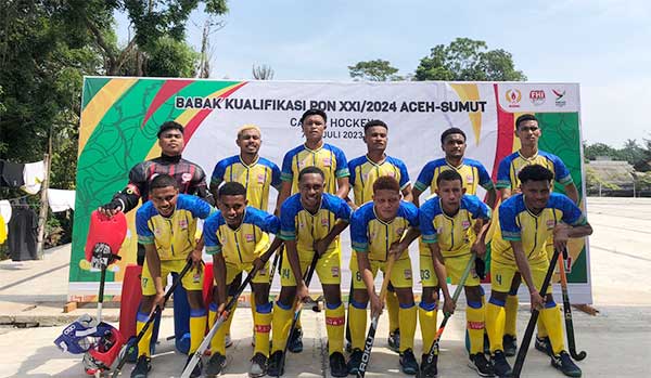 Tim Hoki Indorr Putra Papua Lolos PON Aceh Sumut