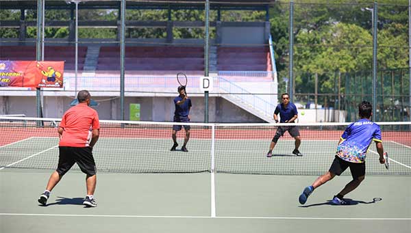 Tim Tenis Korpri Papua Putra gugur