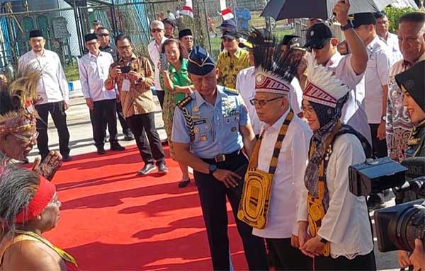 Wapres Tiba di Teluk Bintuni