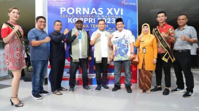 Tiba di Semarang, Plh Gubernur Ridwan Beri Dukungan Bagi Atlet Papua