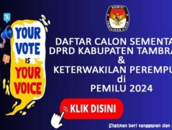 Ini Daftar Calon Sementara Bacaleg DPRD Kabupaten Tambrauw