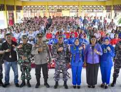 Peduli Anak Negeri, Brigjen Said Sosialisasi Penerimaan Prajurit AL di Saparua