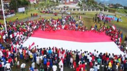 Sambut HUT RI ke 78, Merah Putih 9x18 Meter Terbentang di Puncak Jaya 17 IMG 20230805 WA0139