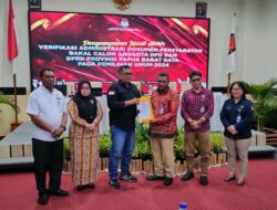 12 Balon DPD RI dan 464 Bacaleg DPR Papua Barat Daya Berstatus MS