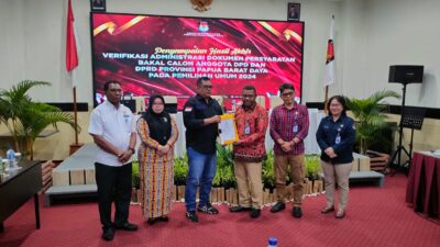 12 Balon DPD RI dan 464 Bacaleg DPR Papua Barat Daya Berstatus MS