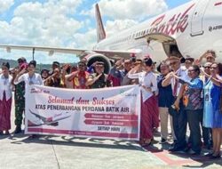 Wakil Ketua DPRD Biak Hadiri Launching Penerbangan Batik Air