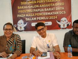 KPU PBD Ungkap Sejumlah Parpol Tidak Melengkapi Bacaleg TMS di Masa Pencermatan