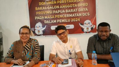 KPU PBD Ungkap Sejumlah Parpol Tidak Melengkapi Bacaleg TMS di Masa Pencermatan