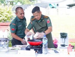 Pangdam Pattimura Unjuk Kebolehan di Lomba Masak Makanan Khas Maluku