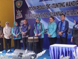Widya Pratiwi Launching Pojok Peduli TBC Stunting Mandiri di Nusaniwe